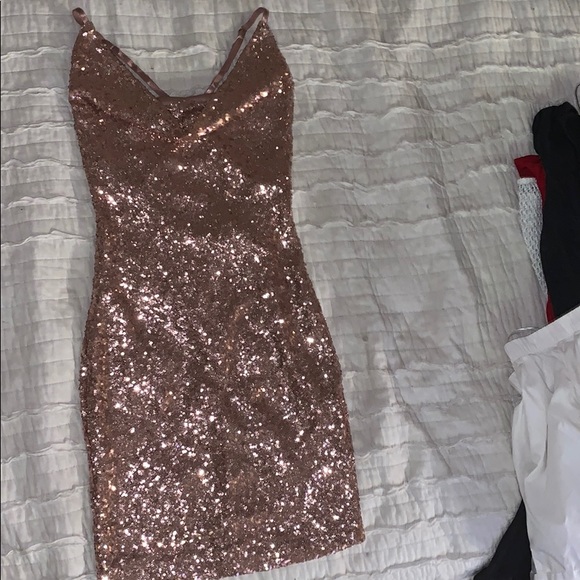Fashion Nova Dresses & Skirts - Pink Sequin Fashion Nova dress Fashion Nova Dresses & Skirts - Pink Sequin Fashion Nova dress
